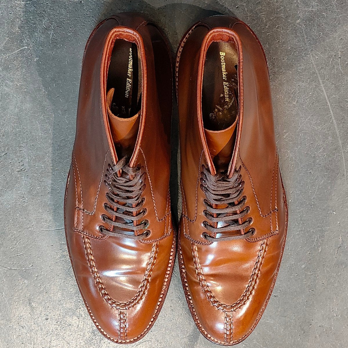 希少 使用数回 【ALDEN】オールデン The Shoe Mart別注 4030 NST タンカーブーツ コードバン ラベロ サイズUS9D アバディーンラスト