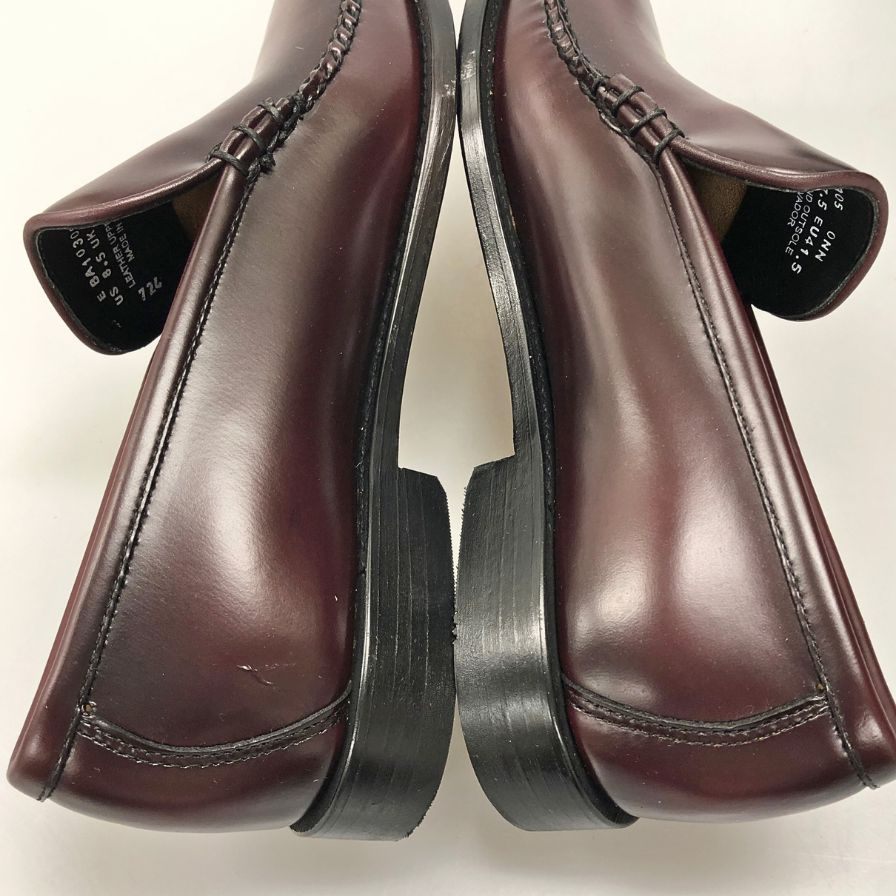 【G.H.Bass&Co.】ジーエイチバス ローファー レッド(赤) サイズ 8.5 ラスト