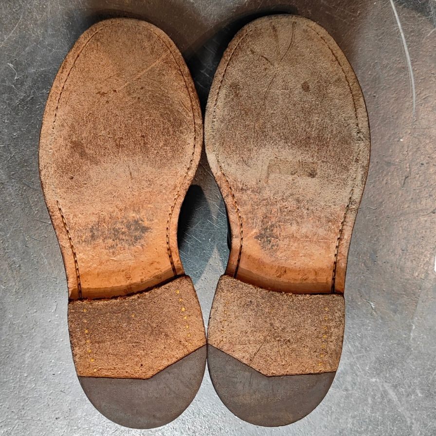 【Tricker’s】トリッカーズ M7195 ユニオンワークス別注 キャップトゥ ブラック カーフ サイズ UK9