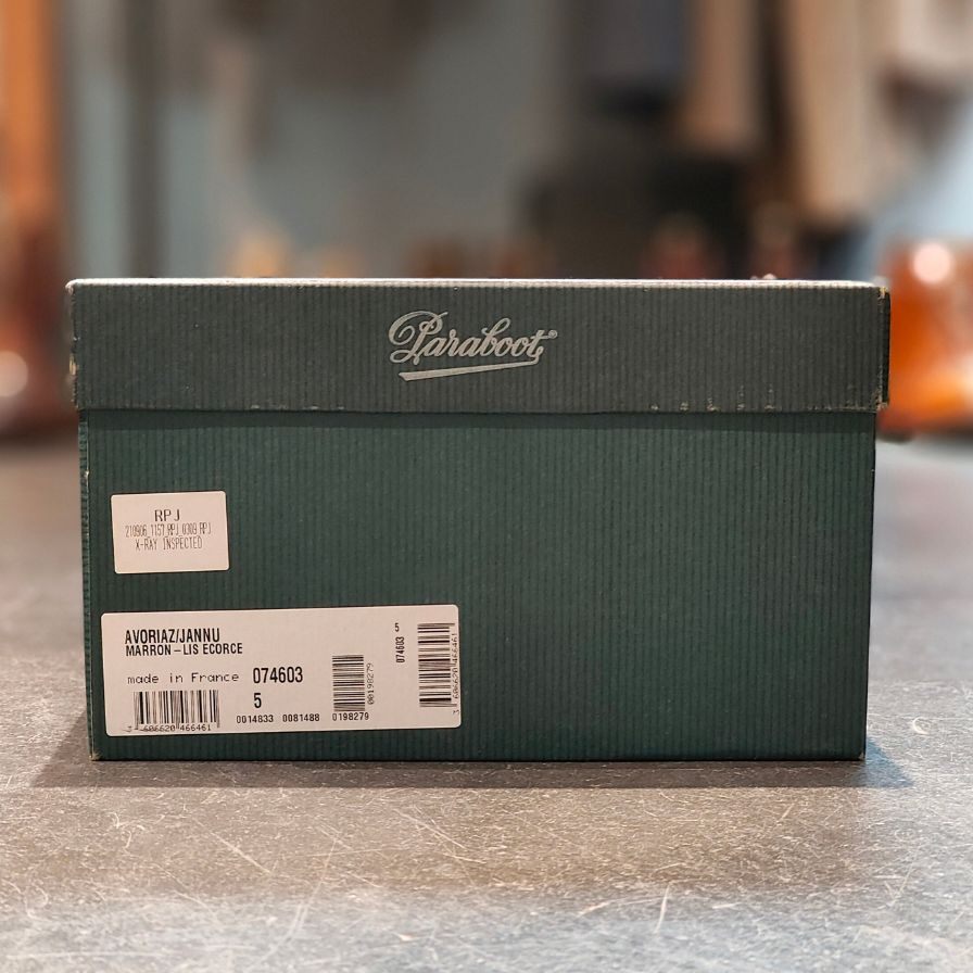 極美品【Paraboot】パラブーツ アヴォリアーズ トレッキングブーツ カーフ ブラウン サイズ UK5