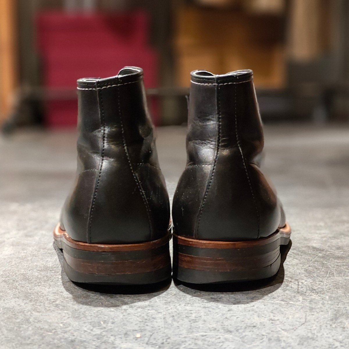 極美品【ALDEN】オールデン 401 インディーブーツ オースティンベンズカーフ ブラック サイズUS9D トゥルーバランスラスト