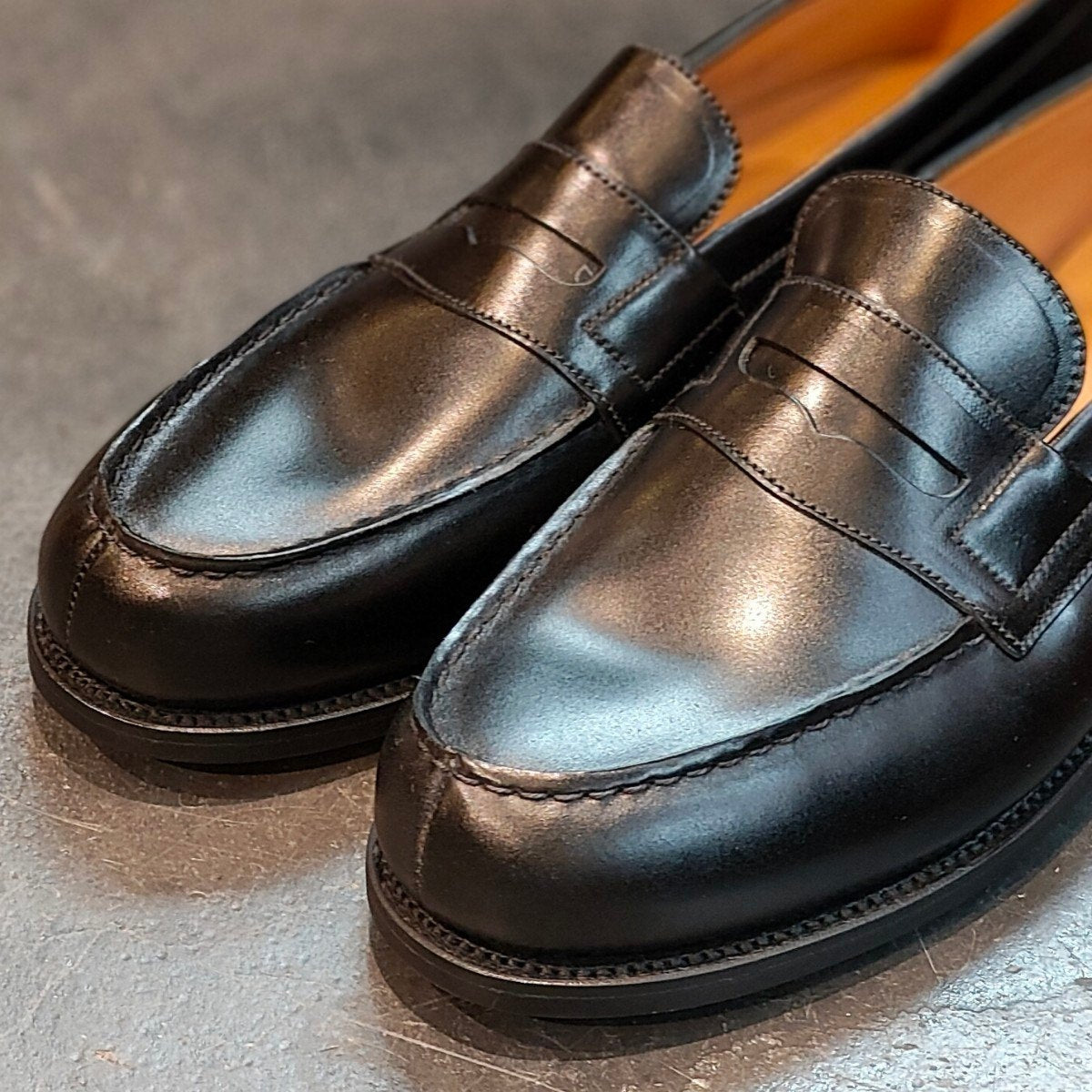 希少 新品未使用 【J.M.WESTON】ジェイエムウエストン 180 シグニチャーローファー コードバン ブラック サイズ UK7D 41ラスト 定価\302,500-