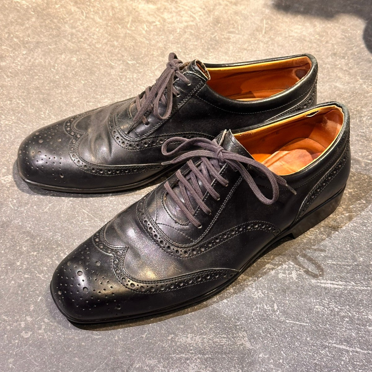 JM weston Maison Kitsune ウイングチップ　7 J.M WESTON】ジェイエムウエストン 607 ウイングチップ カーフ
