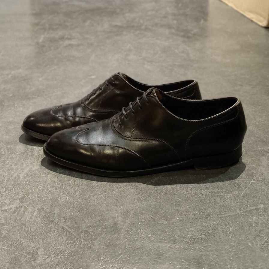 ダメージ品【JOHN LOBB】ジョンロブ ウィドナー カーフ ブラック サイズ UK6.5E 8695ラスト ※クラックあり