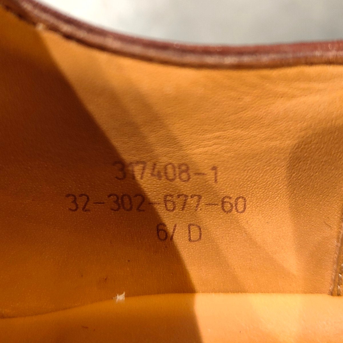 極美品-【J.M.WESTON】ジェイエムウエストン 677 ハントダービー Uチップ ロシアンカーフ タンブラウン サイズ UK6.5D 32ラスト 参考定価¥473,000-