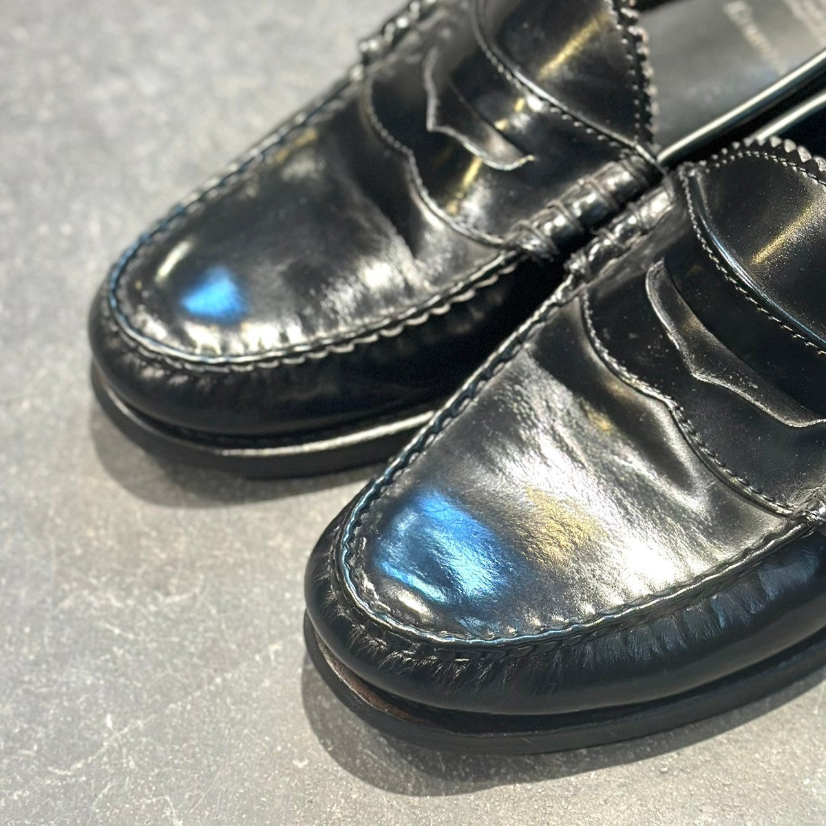 美品【Allen Edmonds】アレンエドモンズ ケンウッド コインローファー カーフ ブラック サイズ UK8