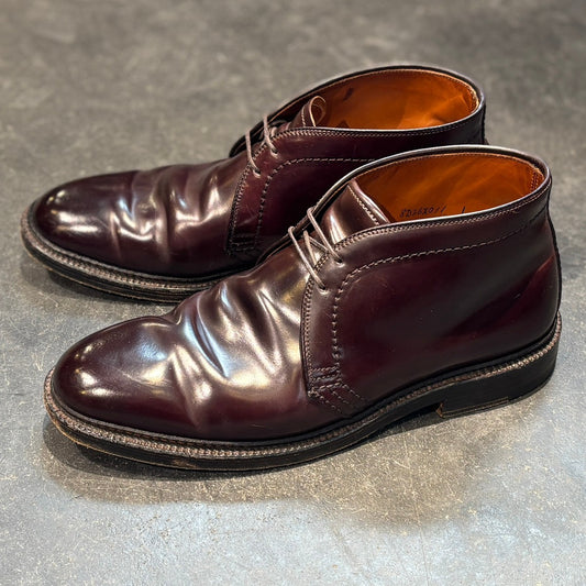 【ALDEN】オールデン チャッカブーツ 1339 コードバン ダークバーガンディ サイズUS9D バリーラスト 参考定価¥216,700-