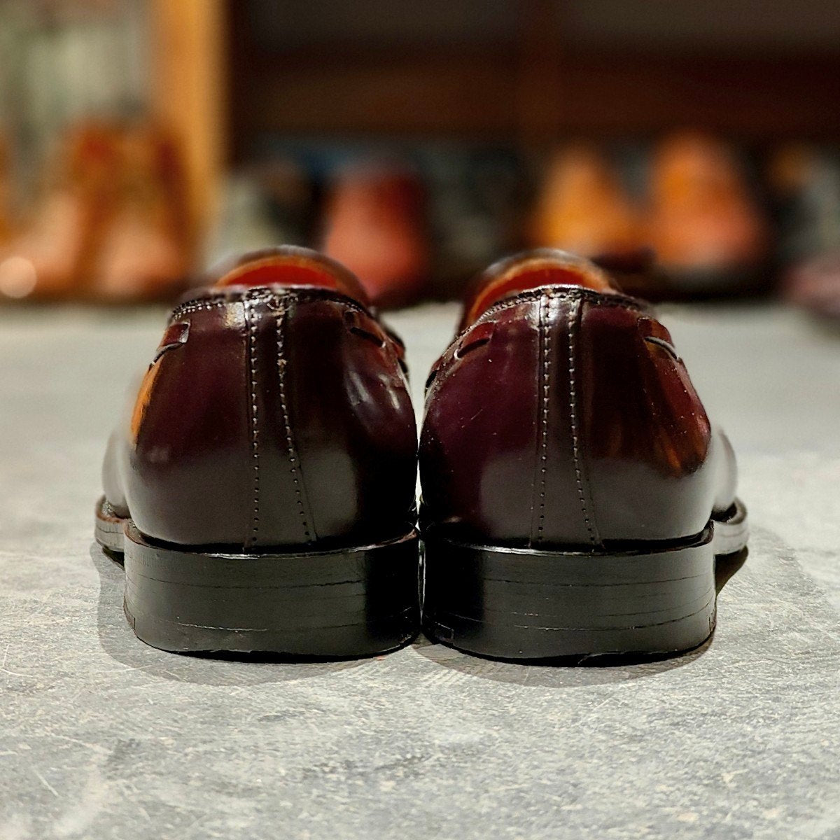 希少 極美品 【ALDEN】オールデン ビューティ&ユース別注 3770 タッセルローファー コードバン ダークバーガンディ サイズUS8D アバディーンラスト
