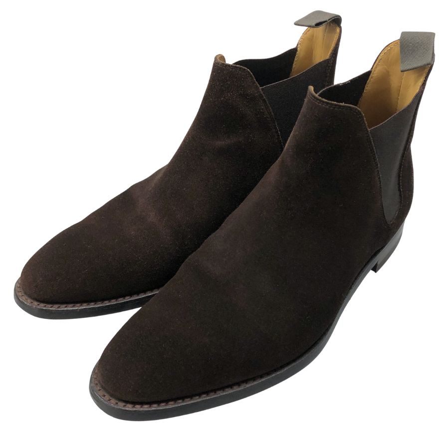 【CROCKETT&JONES】クロケット&ジョーンズ ブーツ スエード ブラウン(茶系) サイズ 8 341ラスト