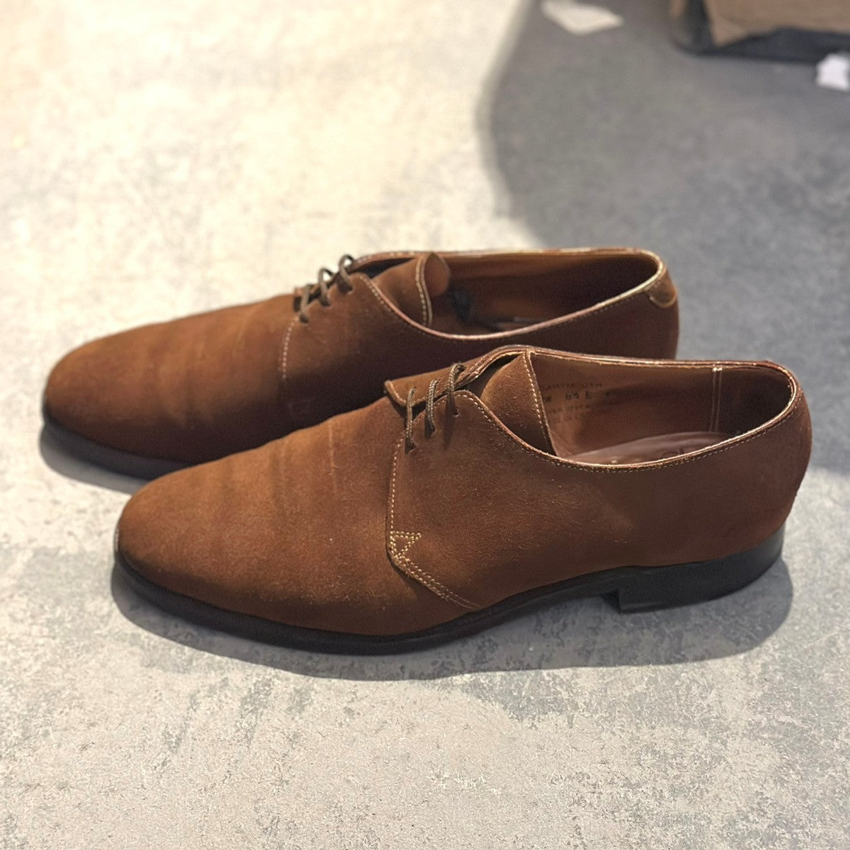 希少【CROCKETT&JONES】クロケット&ジョーンズ ポールスミス別注 DARTMOUTH スエード ブラウン サイズ UK8.5E 366ラスト