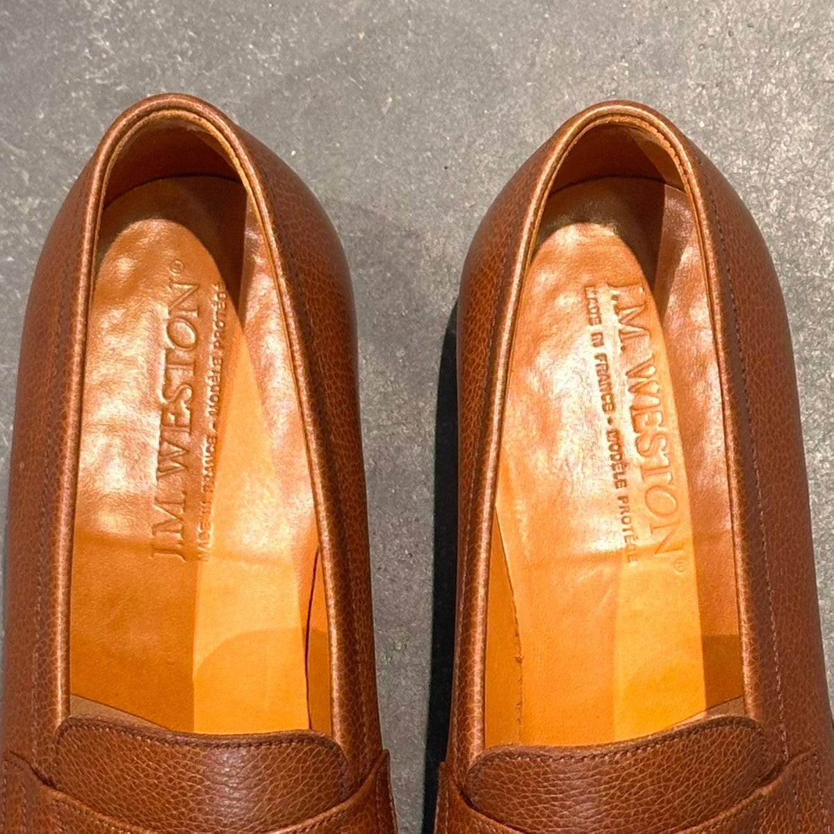 希少【J.M.WESTON】ジェイエムウエストン 180 シグニチャー ローファー チェルケス ブラウン UK5.5C 41ラスト