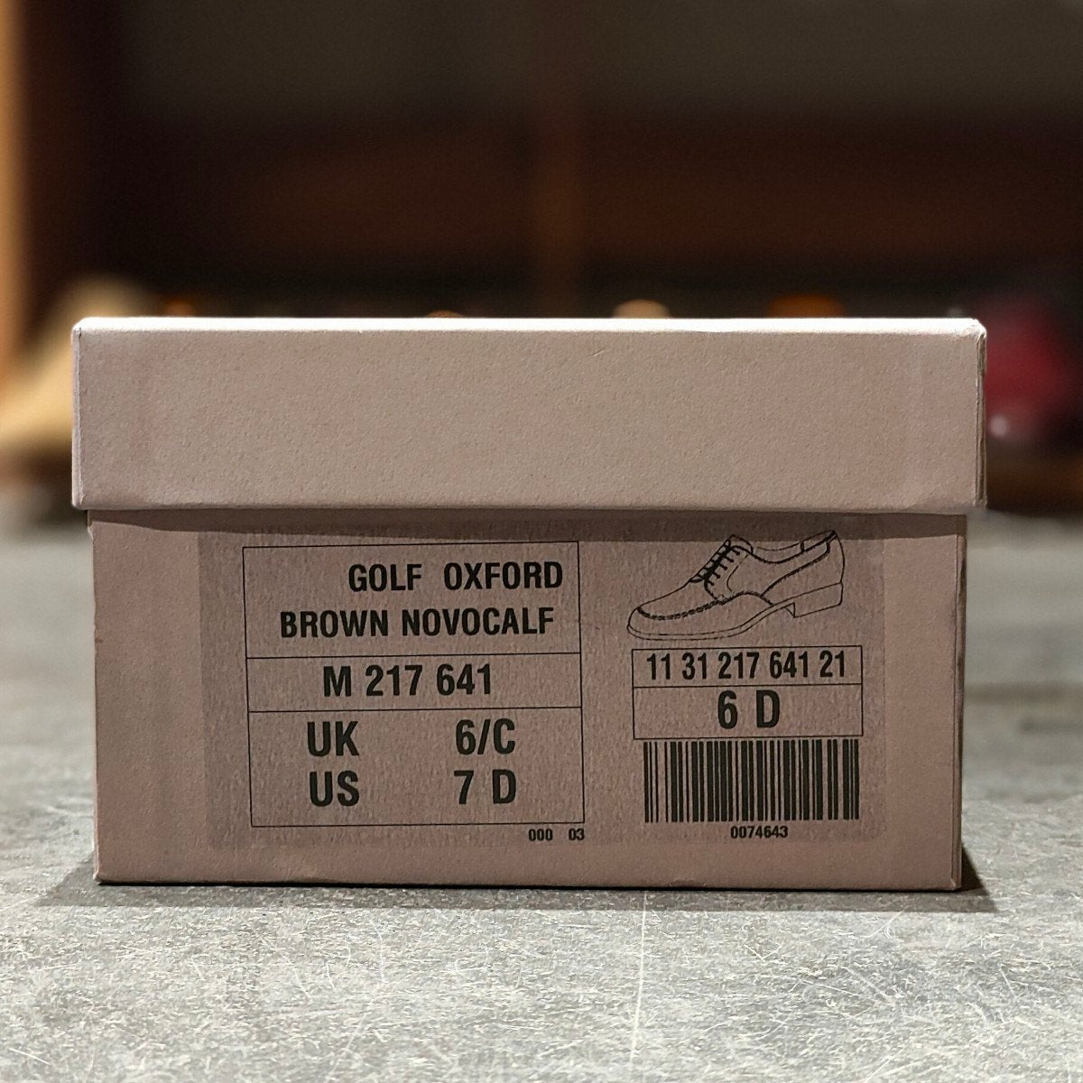 極美品【J.M.WESTON】ジェイエムウエストン 641 ゴルフ Uチップ ノヴォカーフ ブラウン サイズ UK6D 31ラスト 参考定価¥176,000-