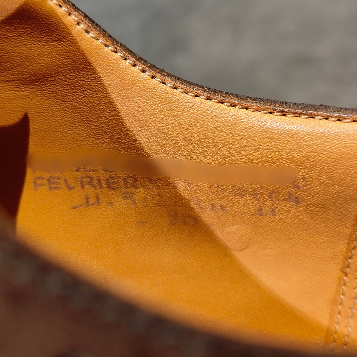 美品【J.M.WESTON】ジェイエムウエストン 310 パターンオーダー セミブローグ スエード ダークブラウン サイズUK8D 11ラスト