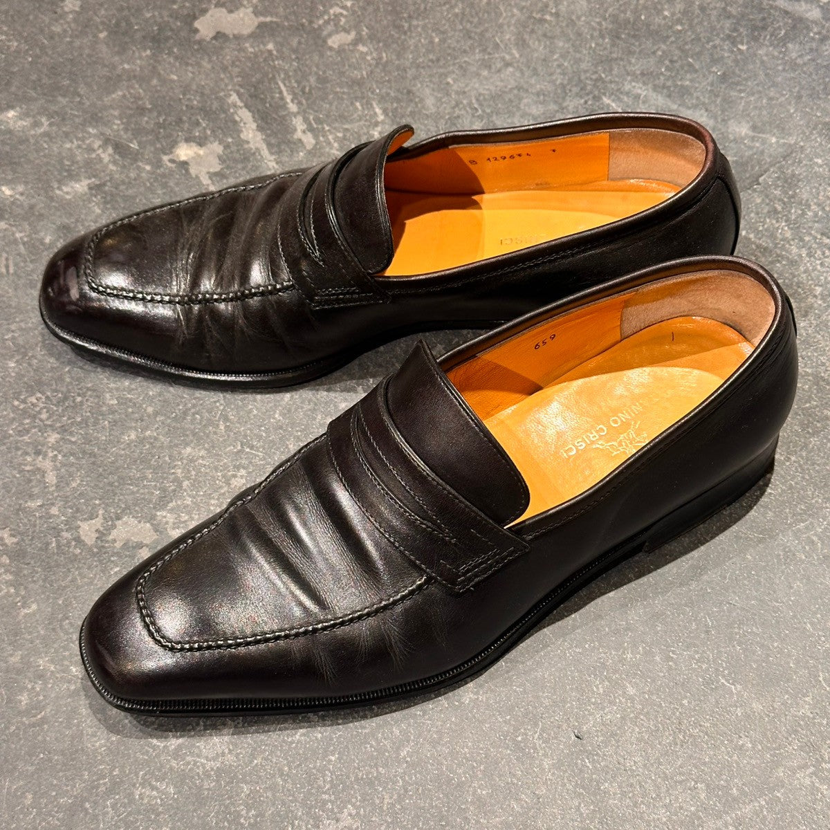 TANINO CRISCI】タニノクリスチー ローファー カーフ ブラック サイズ