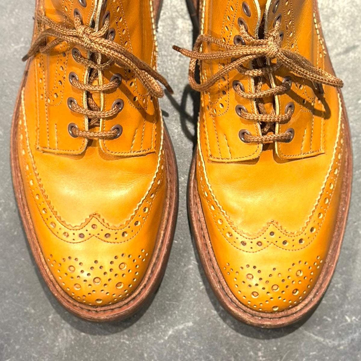 極美品【Tricker’s】トリッカーズ ストウ 5634 エイコンアンティーク サイズ UK7.5 4497Sラスト