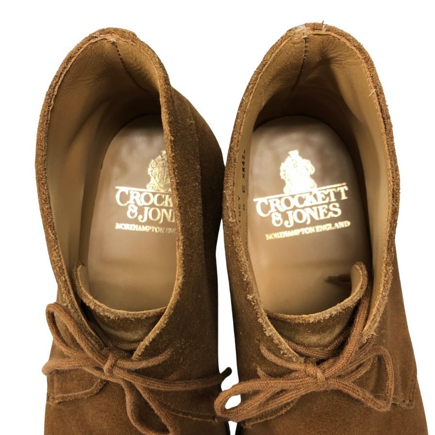 【CROCKETT&JONES CHERTSEY】クロケット&ジョーンズ ブーツ スエード ブラウン(茶系) サイズ 6E ラスト