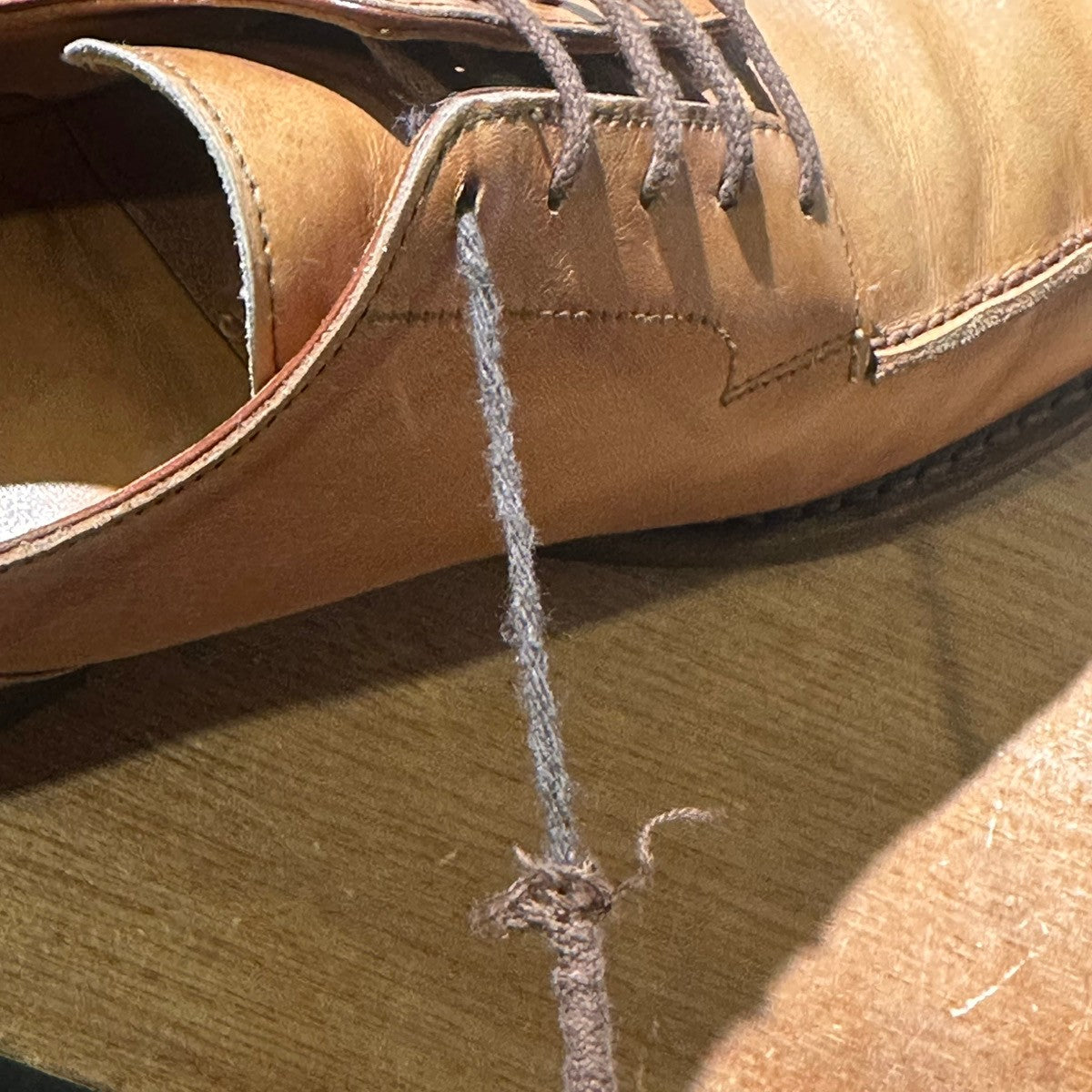 【CROCKETT&JONES】クロケット&ジョーンズ Uチップ モールトン カーフ ライトブラウン サイズ6.5 292ラスト