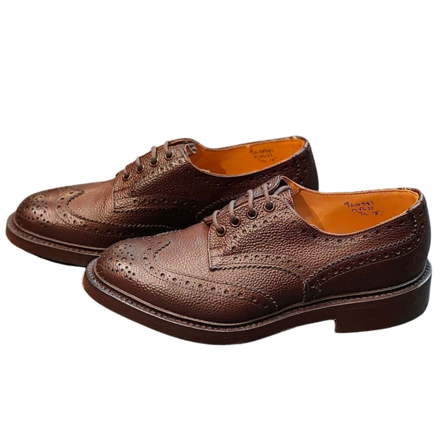 【Tricker’s】トリッカーズ M5633 ビジネスシューズ シボレザー ブラウン(茶系) サイズ UK7.5 ラスト
