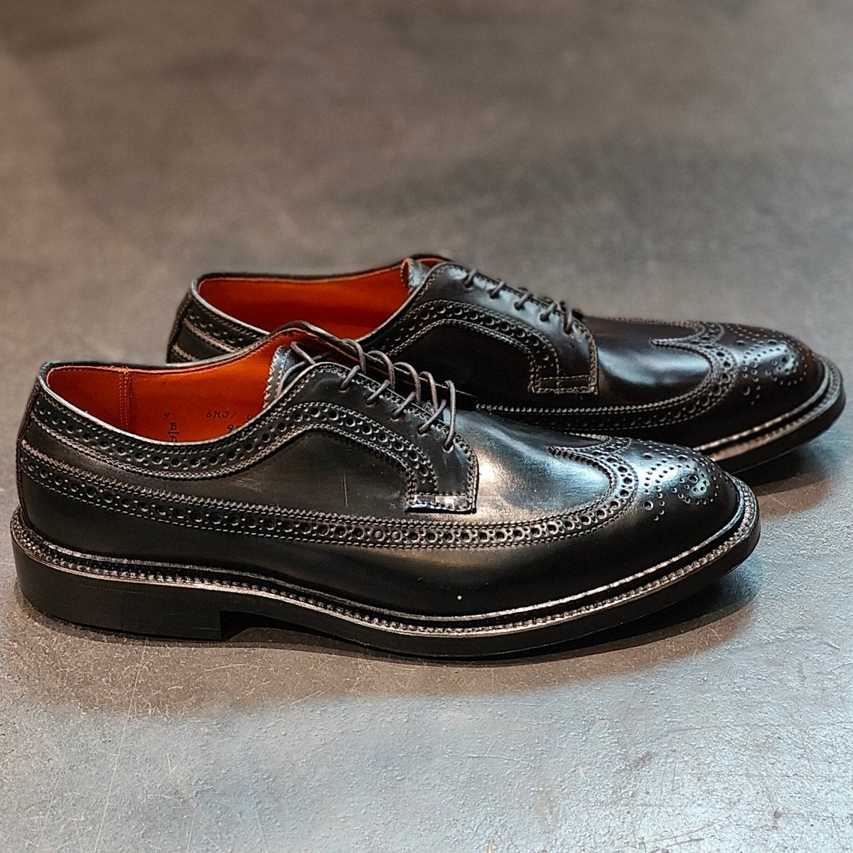 新品未使用 ※訳あり 【ALDEN】オールデン×シップス 9751 LWB コードバン ブラック サイズ US9D バリーラスト 参考定価¥214,500-