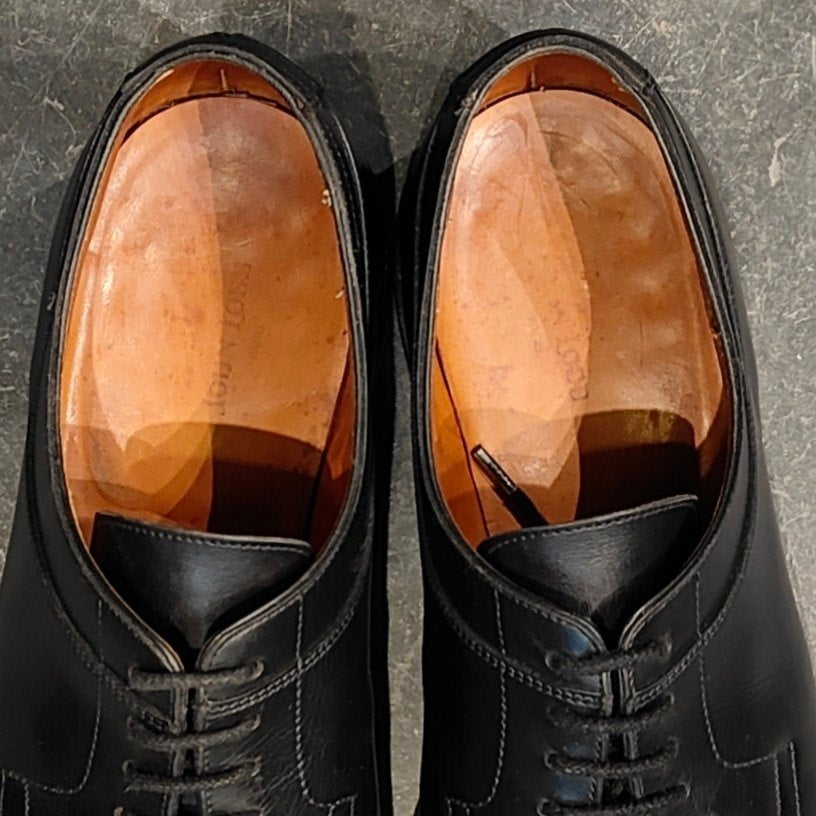 希少 【JOHN LOBB】ジョンロブ バロス Uチップ カーフ ブラック サイズUK7.5E 292ラスト