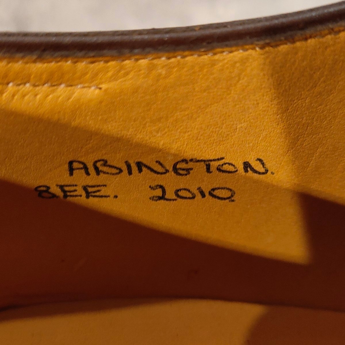 希少 未使用【JOHNLOBB】ジョンロブ アビントン プレーントゥ カーフ ダークブラウン サイズ UK8EE 2010ラスト
