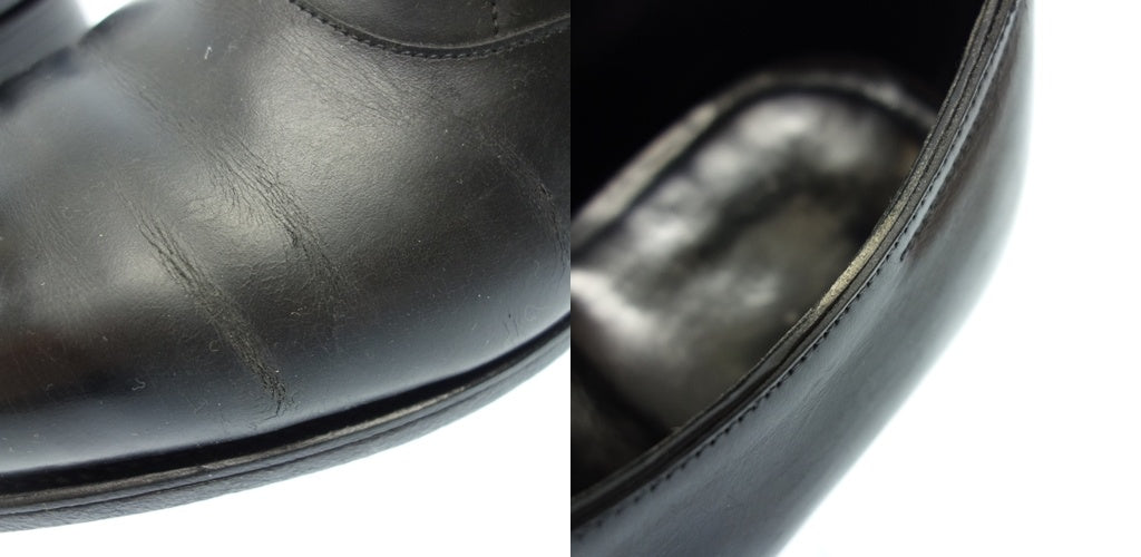 【JOHN LOBB】ジョンロブ ガルニエ 内羽根プレーントゥ カーフ ブラック サイズ UK8E 8695ラスト