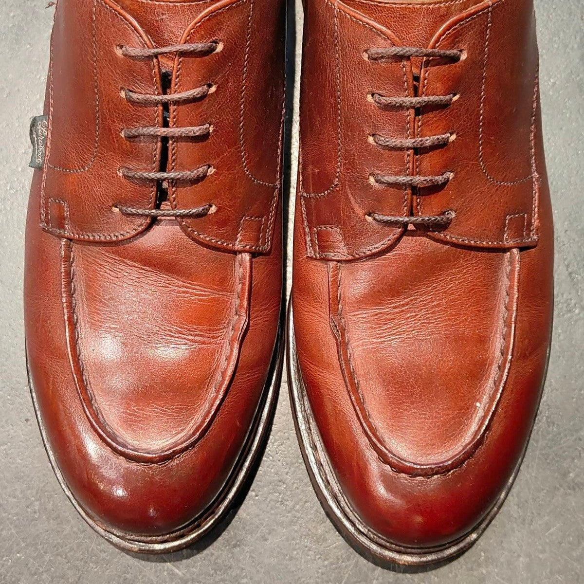 ※タグ欠損【Paraboot】パラブーツ シャンボード Uチップ カーフ ブラウン系 サイズ UK8.5