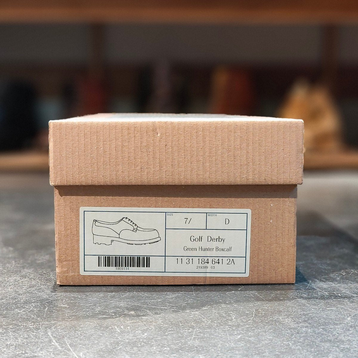 新品未使用 【J.M.WESTON】ジェイエムウエストン 641 ゴルフ Uチップ ボックスカーフ ハンターグリーン サイズ UK7.5D 31ラスト 定価168,300-