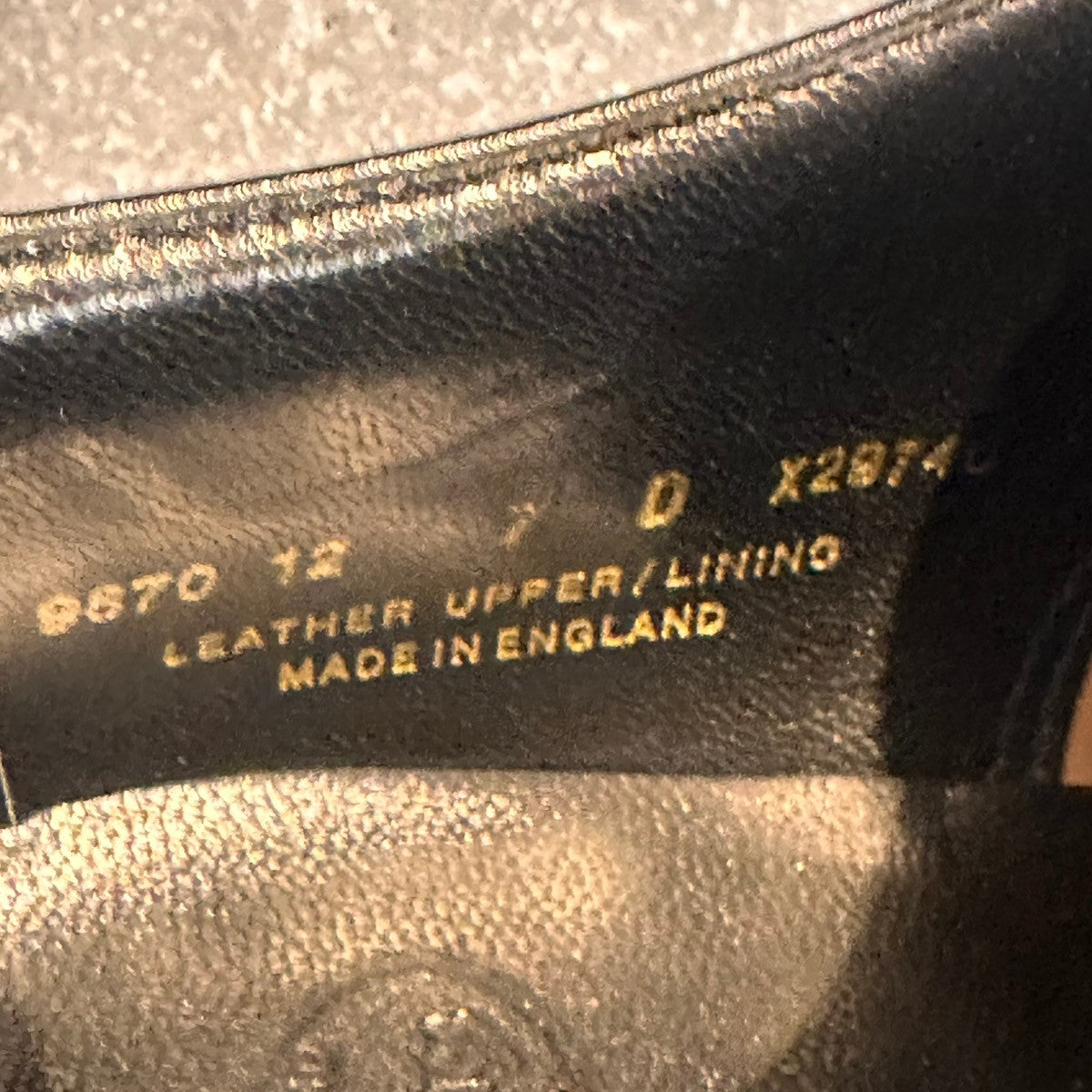 【CROCKETT&JONES】クロケット&ジョーンズ フルブローグ カーフ ブラック サイズUK7D