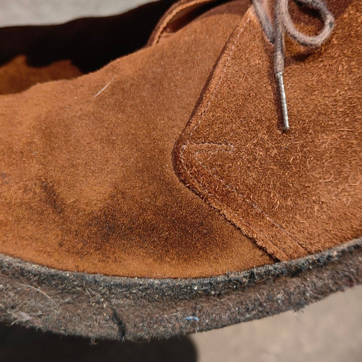 【SANDERS】サンダース ブリュット チャッカブーツ 9877SS スエード ブラウン サイズUK8