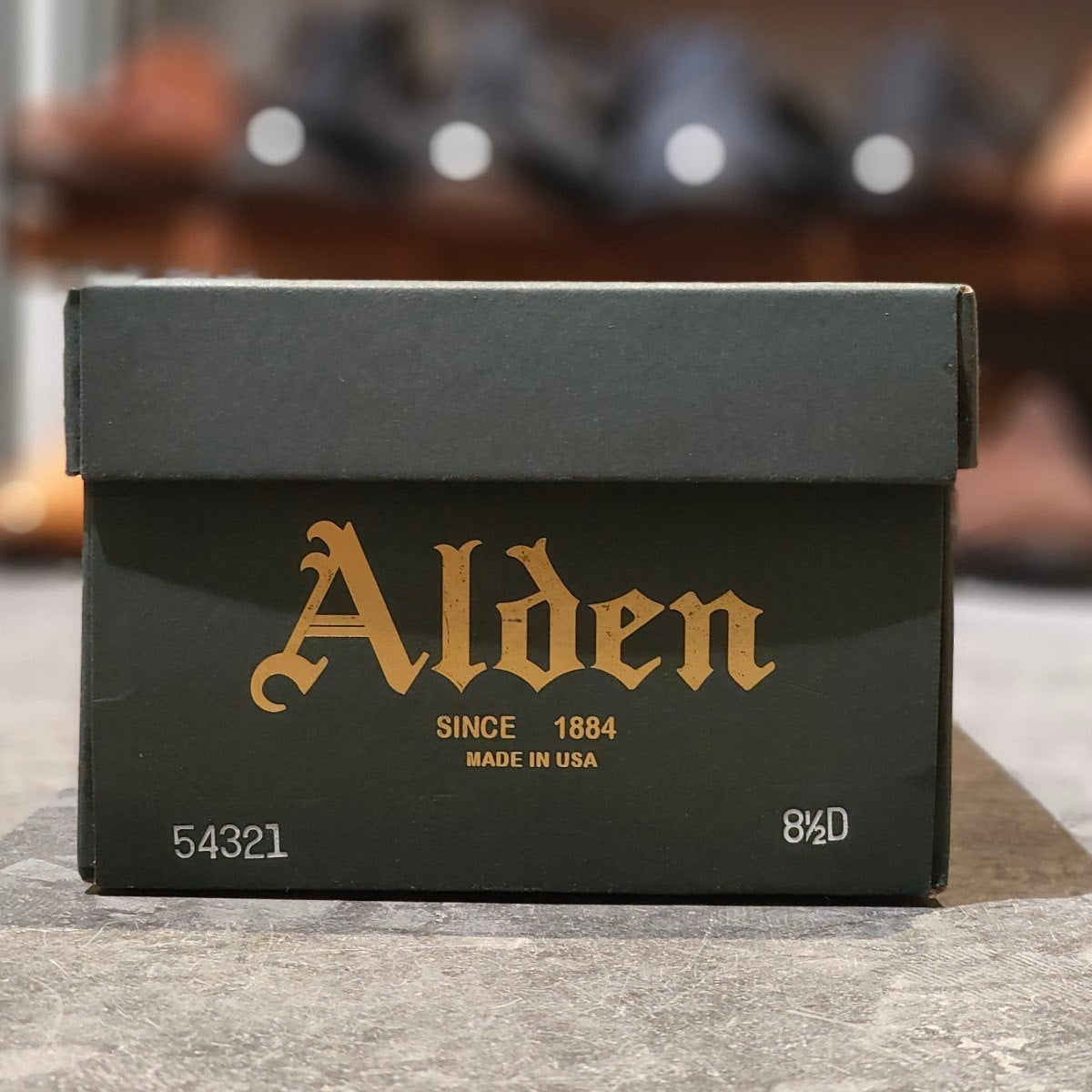 使用数回【ALDEN】オールデン 54321 Vチップ コードバン ダークバーガンディ US8.5D モディファイドラスト 参考定価¥217,800-