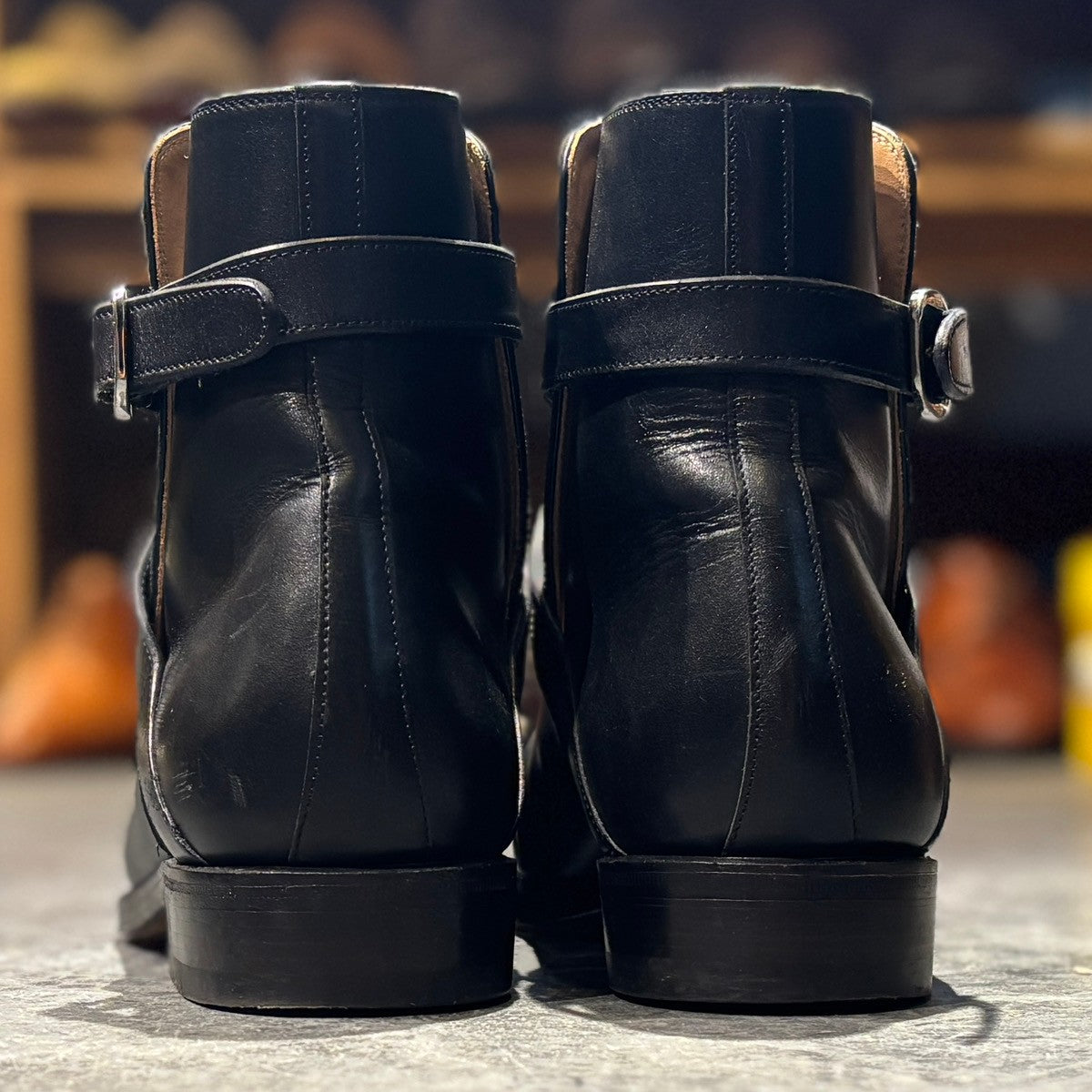 【F.LLI GIACOMETTI】フラテッリ ジャコメッティ ジョッパーブーツ FG337 カーフ ブラック サイズ 39