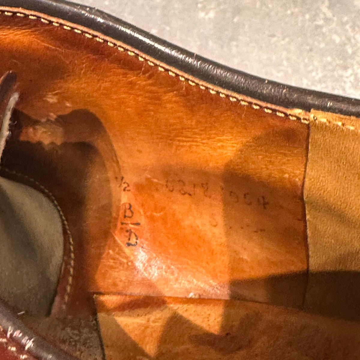 【ALDEN】オールデン 5492 MARINA DE BOURBON別注 Vチップ コードバン ダークバーガンディ サイズUS7.5D モディファイドラスト