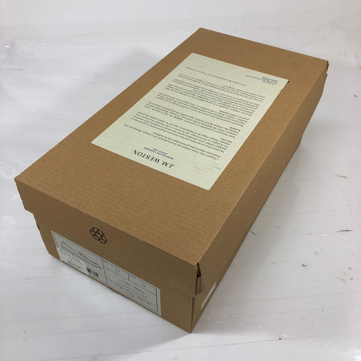 【J.M.WESTON】ジェイエムウエストン レザーシューズ ローファー 388 トゥモローランド 40周年記念 トリプルソール仕様 メンズ サイズ5D J.M.WESTON