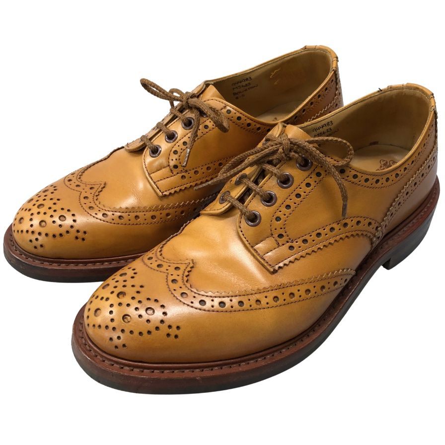 【Tricker`s】トリッカーズ M5633 ビジネスシューズ バートン ベージュ サイズ 8 ラスト