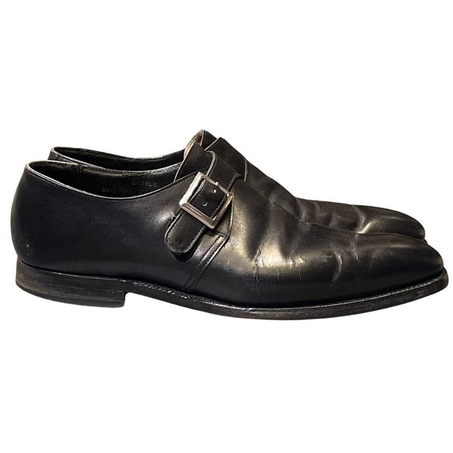 【Crockett&Jones】クロケット&ジョーンズ ビジネスシューズ レザー ブラック(黒) サイズ UK7.5E ラスト