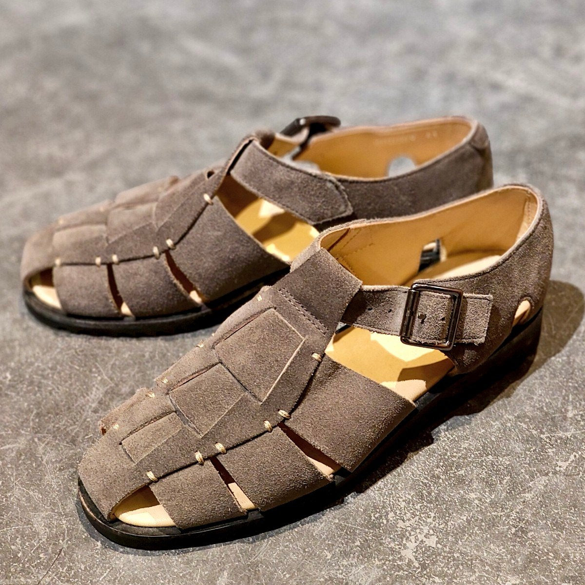 【値下げ本日中】Paraboot パシフィック 41 グルカサンダル スエード 使用数回【Paraboot】パラブーツ パシフィック グルカサンダル