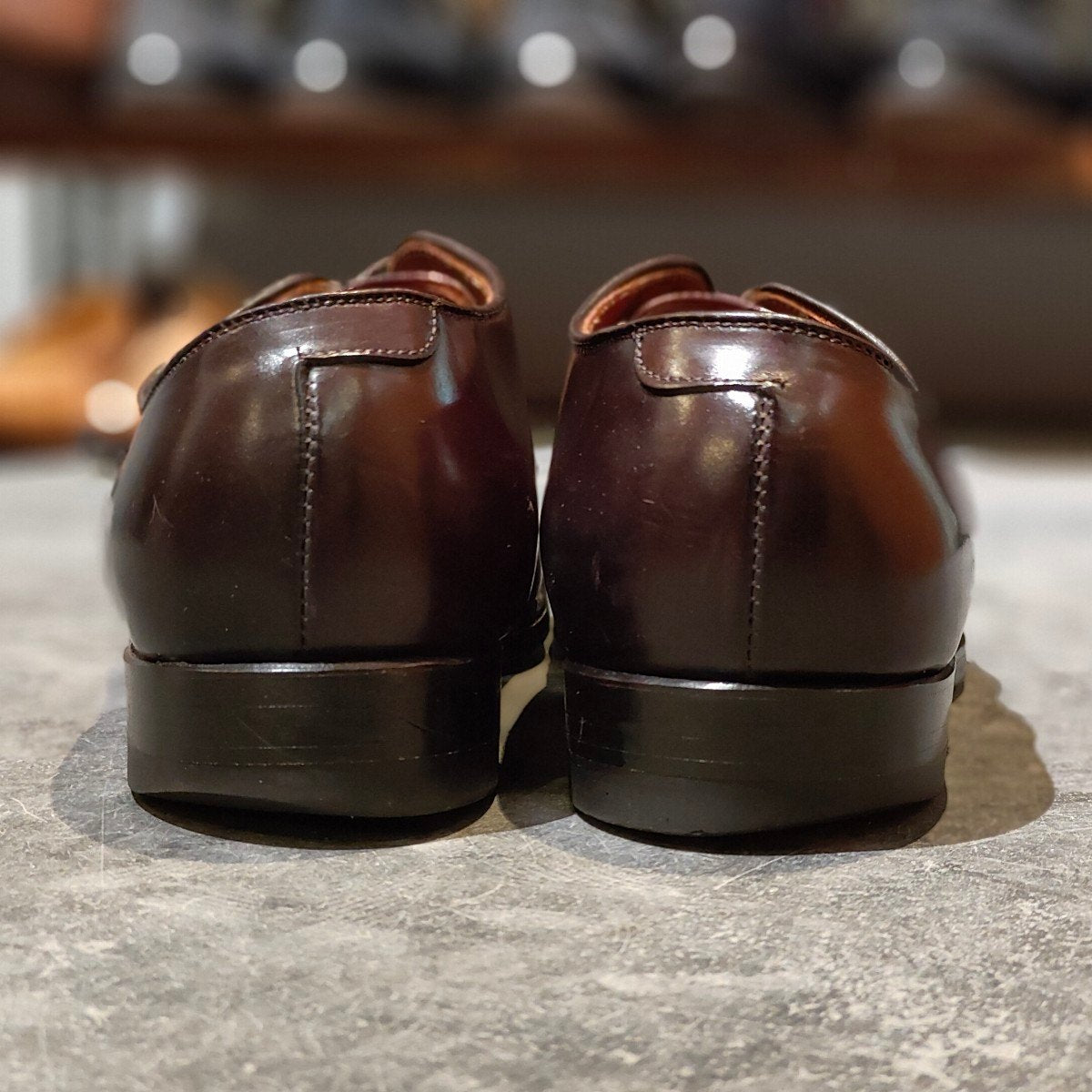 【ALDEN】オールデン 53501 プレーントゥ コードバン ダークバーガンディ サイズ US9D モディファイドラスト 定価 ¥217,800-