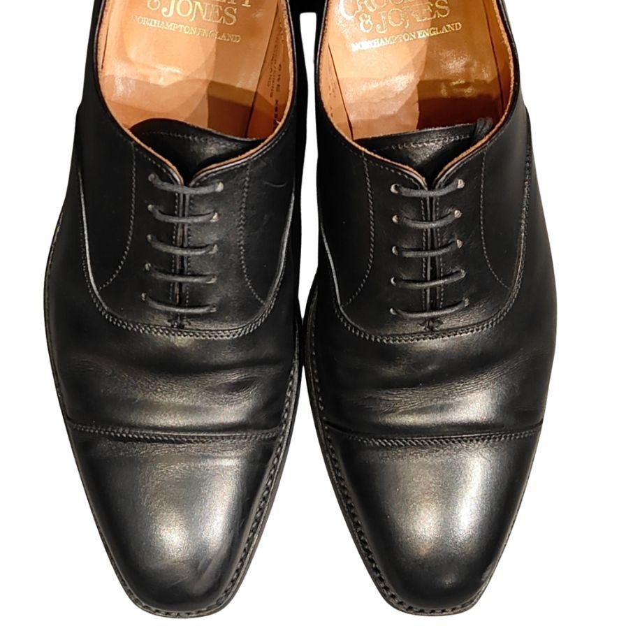 【CROCKETT&JONES】クロケット&ジョーンズ ビジネスシューズ ブラック(黒) サイズ UK6.5E ラスト