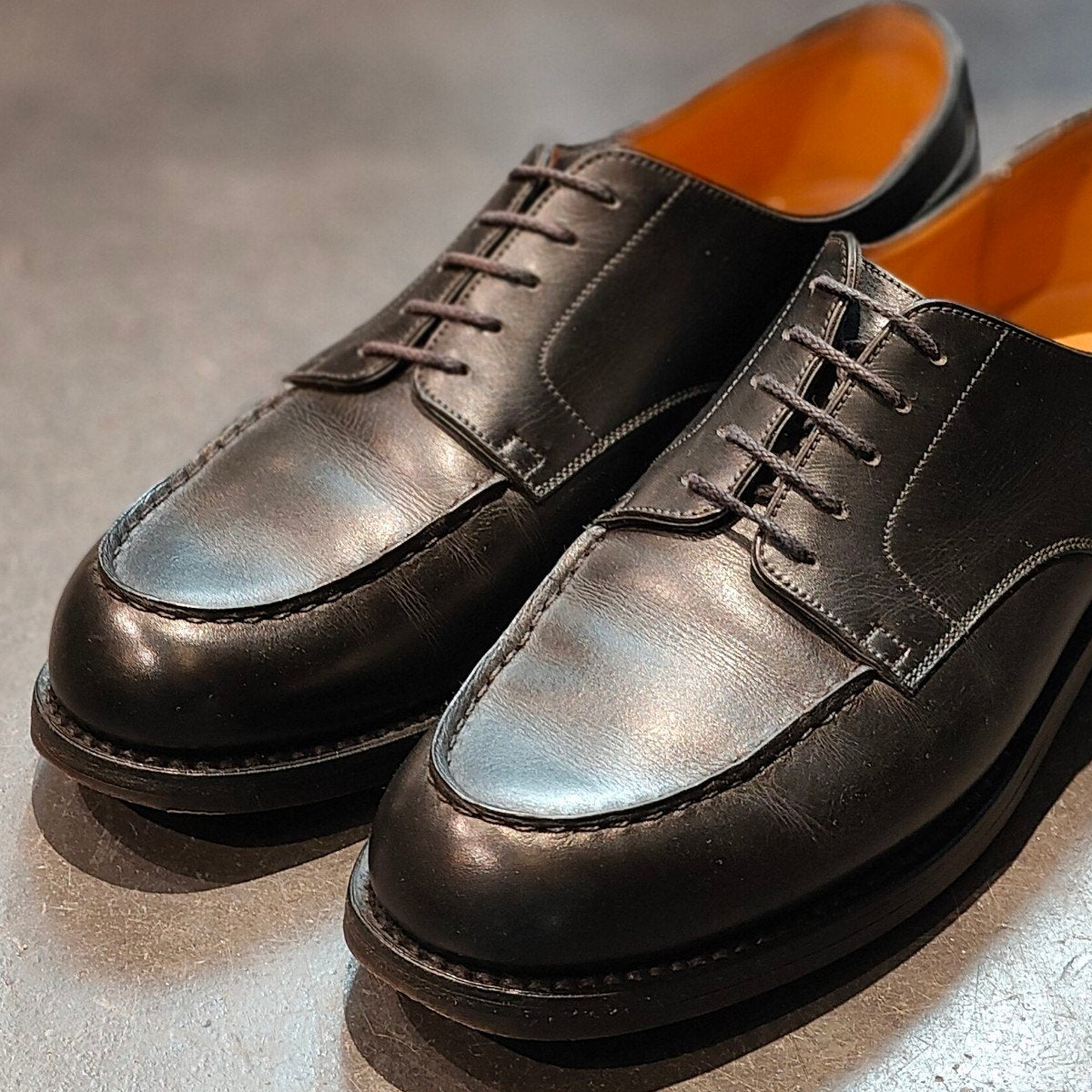 希少 極美品【J.M.WESTON】ジェイエムウエストン 641 ゴルフ Uチップ ロシアンカーフ ブラック サイズ UK8B 31ラスト 定価¥168,300-