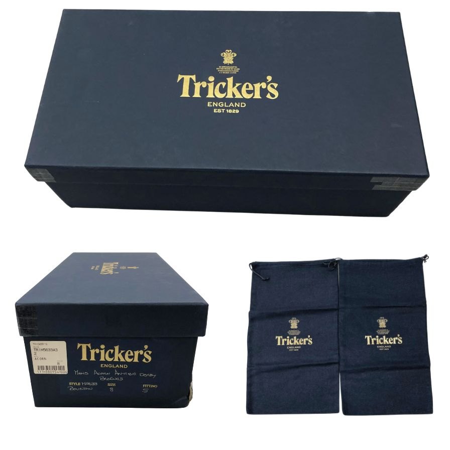 【Tricker`s】トリッカーズ M5633 ビジネスシューズ バートン ベージュ サイズ 8 ラスト
