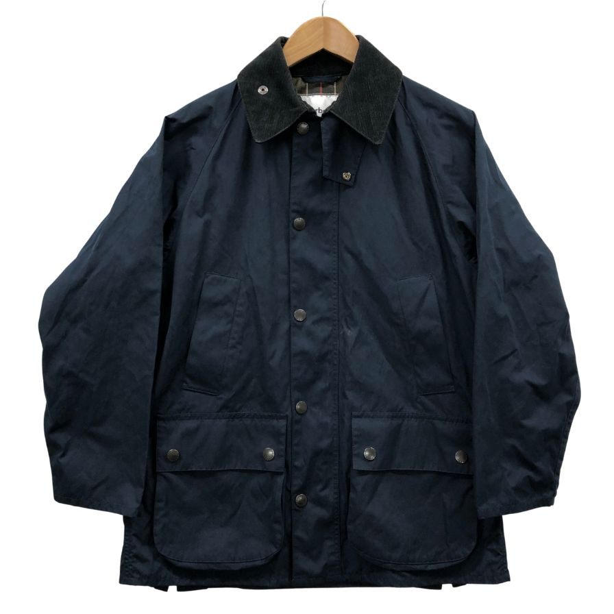 【Barbour】バブアー ビデイルジャケット ノンワックス ネイビー ポリエステル×コットン サイズ36