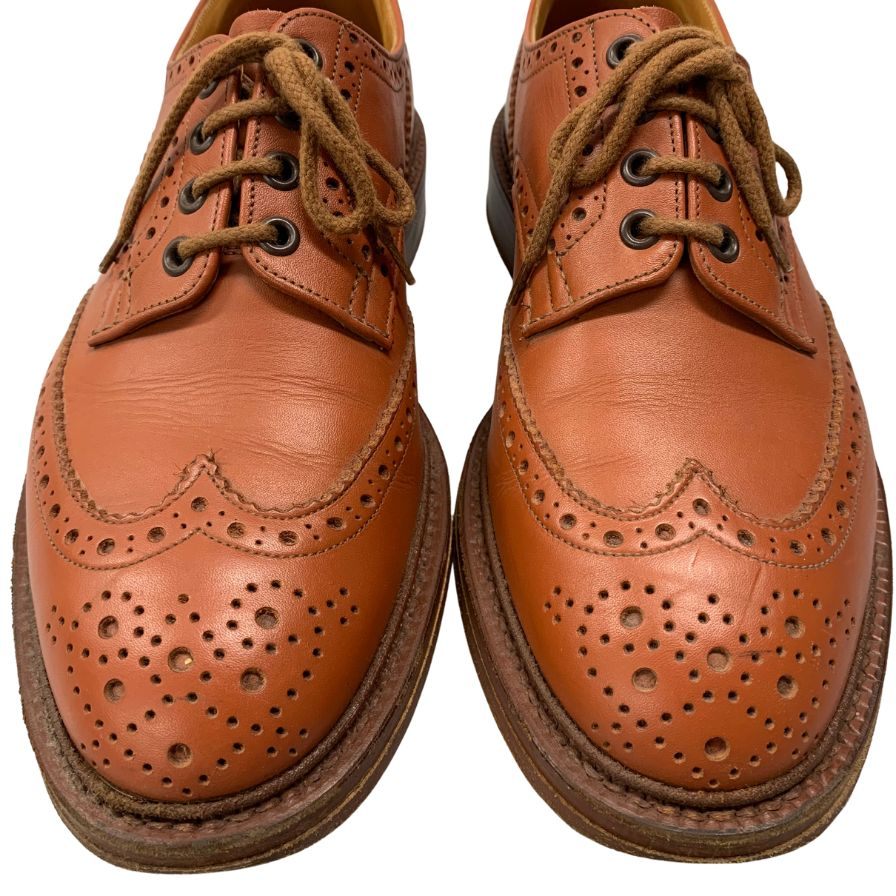 【Tricker’s】トリッカーズ M5633 ビジネスシューズ ウイングチップ ブラウン(茶系) サイズ 9.5 ラスト