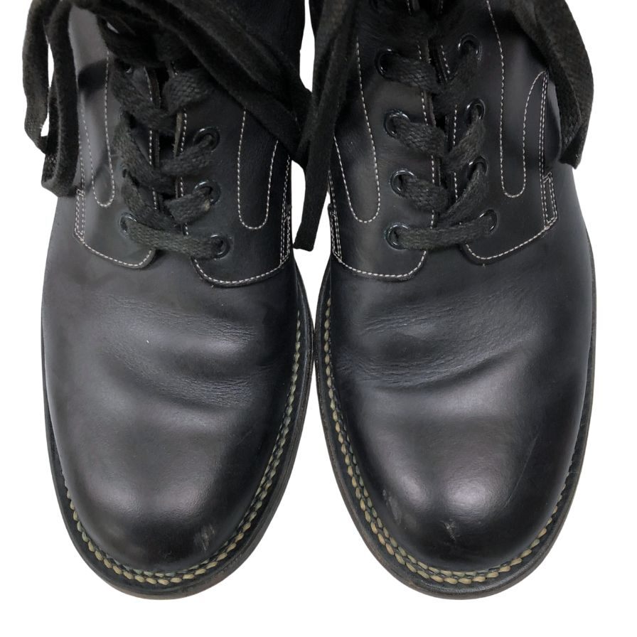 【foot the coacher】フット ザ コーチャー ブーツ ブラック(黒) サイズ 8 ラスト