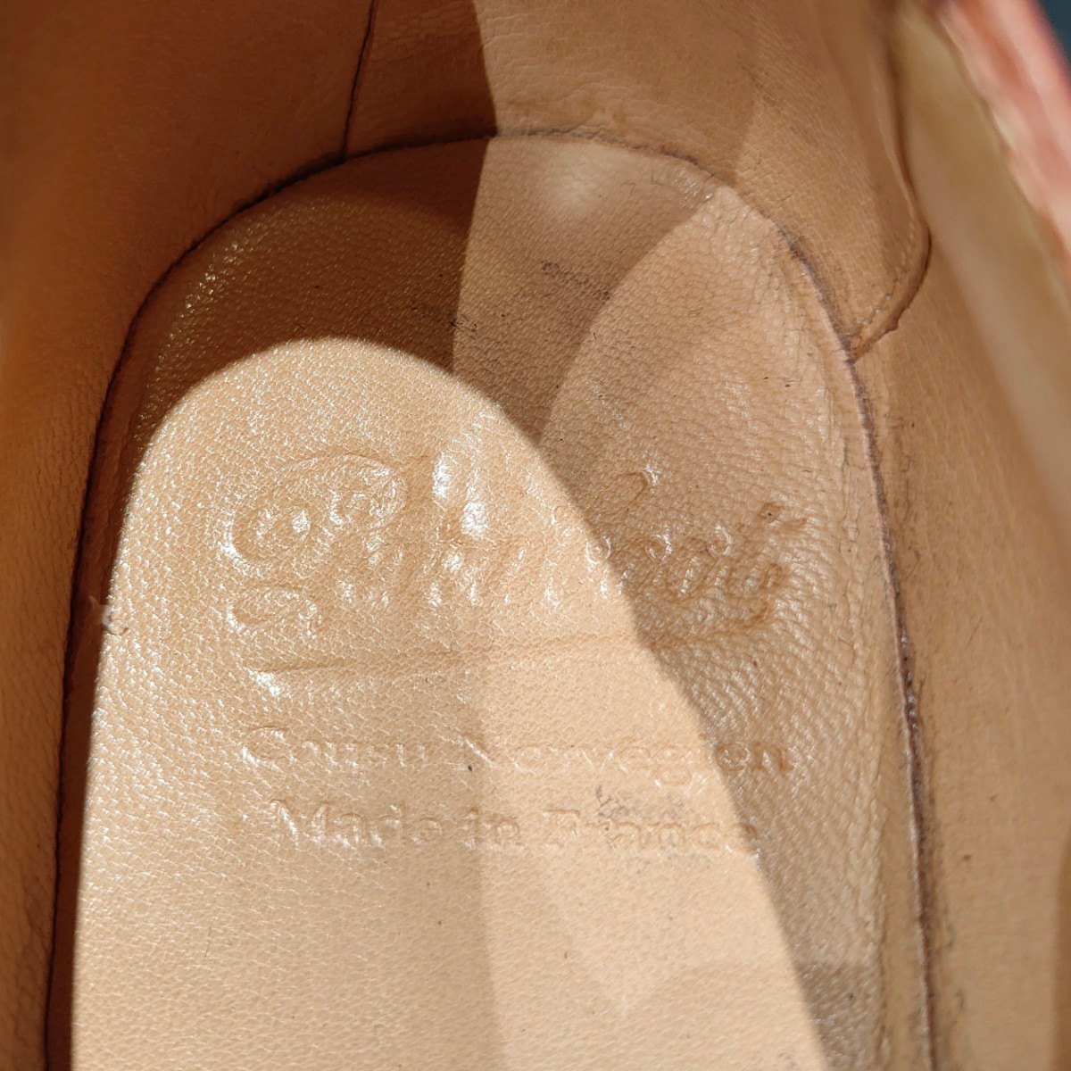 【PARABOOT】パラブーツ WILLIAM ダブルモンクストラップ ブラウン サイズ 7