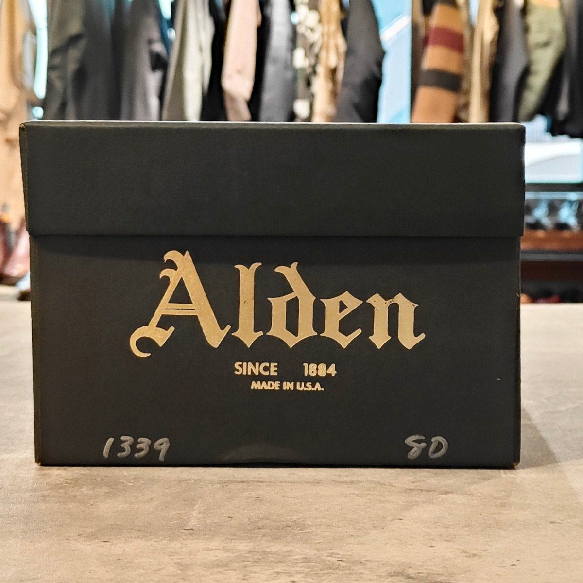 未使用【ALDEN】オールデン リジェクト品 1339 チャッカブーツ コードバン ダークバーガンディ サイズ US6D バリーラスト 参考定価¥242,000-