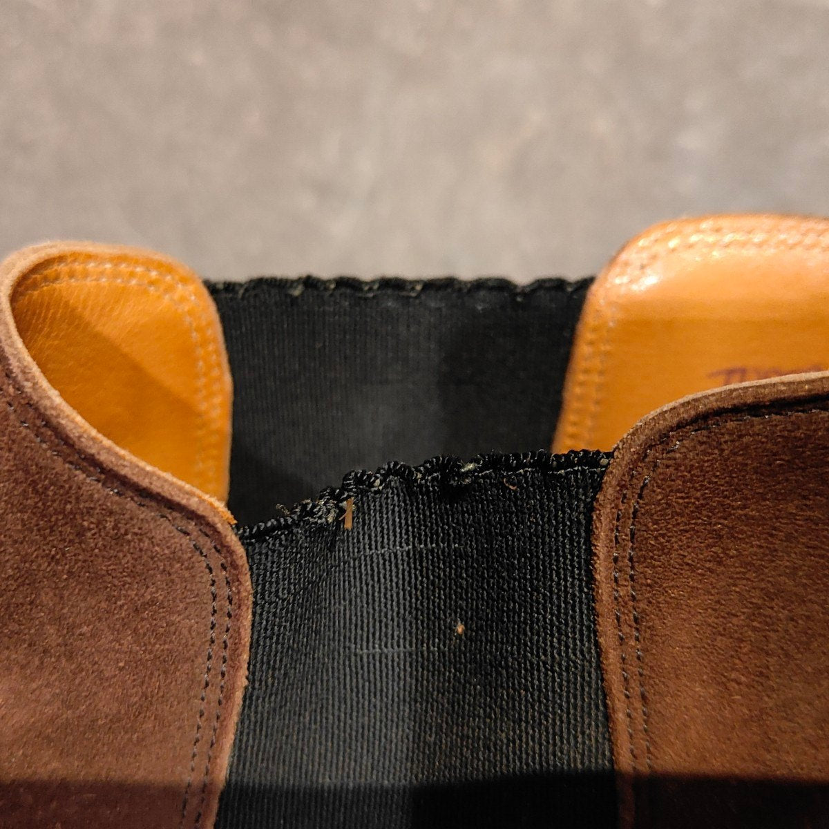 【JOHNLOBB】ジョンロブ チューダー サイドゴアブーツ スエード ブラウン サイズUK6.5E 7000Bラスト