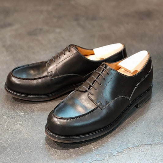 極美品 【J.M.WESTON】ジェイエムウエストン 641 ゴルフ Uチップ ボックスカーフ ブラック サイズ UK8E ラスト 定価¥168,300-