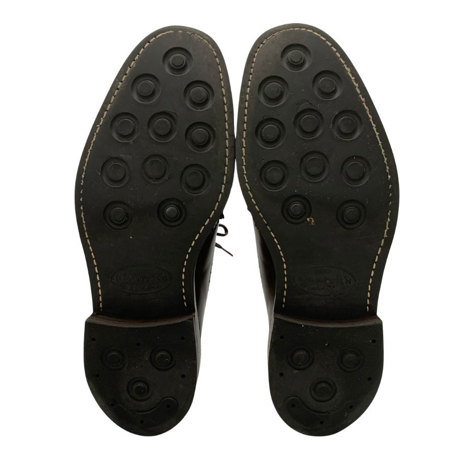 【Church's】チャーチ 5都市 グラフトン ウイングチップ カーフ ブラウン サイズUK75F 173ラスト 参考定価¥198,000-