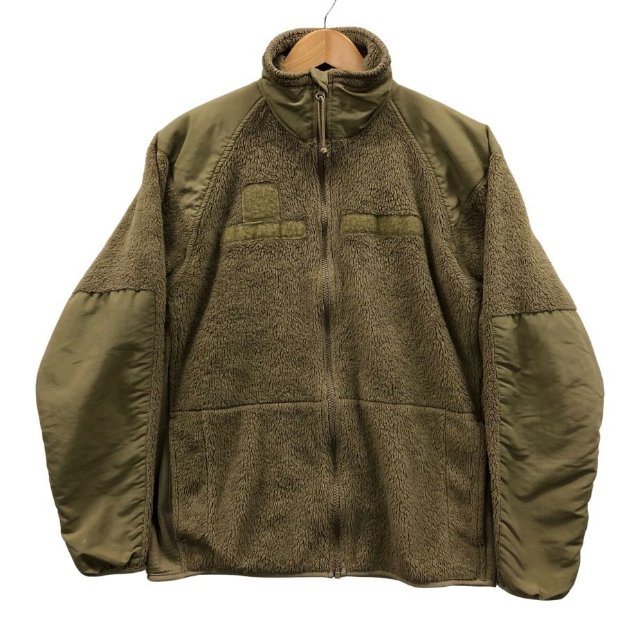 【US ARMY】アメリカ軍 フリースジャケット ECWCS GEN3 ポーラテック サイズSAMLL-REGULAR カーキ